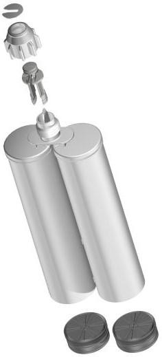 9 sulzer mixpac AC 400ml cartridges 1 1 