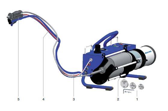 sulzer mixcoat spray coating dispenser DPF 1500 30 schematic