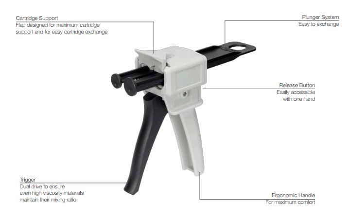 sulzer mixpac two part manual dispenser DMB 50 10 01 schematic